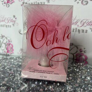 Victoria secret Pink Sparkling Body Powder Puff sexy little things ooh la la la